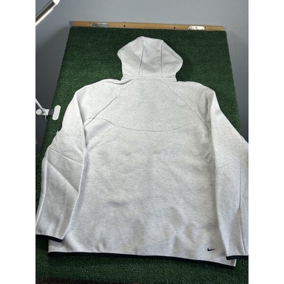 Nike Tech Sports Fleece Zip Up Hoodie Grey Men's Size 2XL - Picture 10 of 13